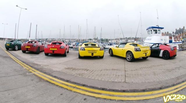 Fisheye Group on the pier