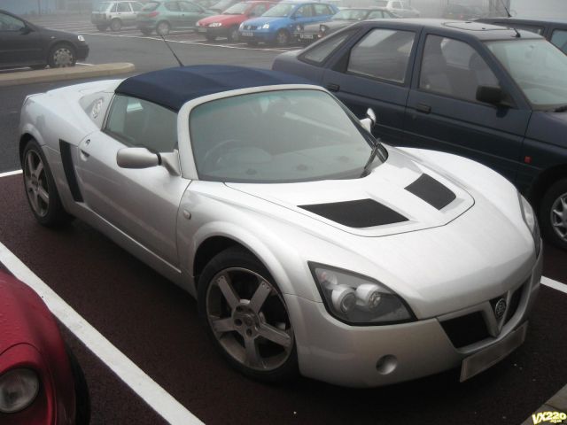 Blue soft top