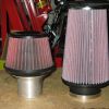 Old and new air filter