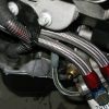 Engine build-up 2012: stainless steel braided oil hoses