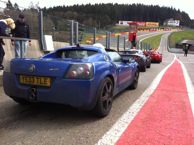 Eau Rouge is REALLY huge. Pics don't do it justice