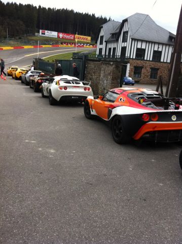 the wait for Eau Rouge...