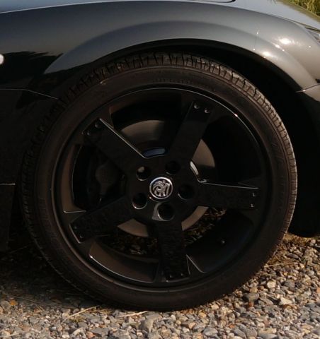 NA wheel after refurb in black